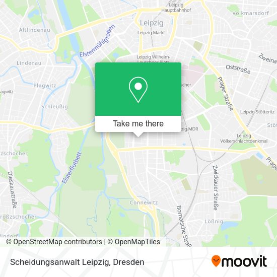 Карта Scheidungsanwalt Leipzig