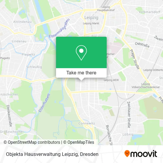 Карта Objekta Hausverwaltung Leipzig