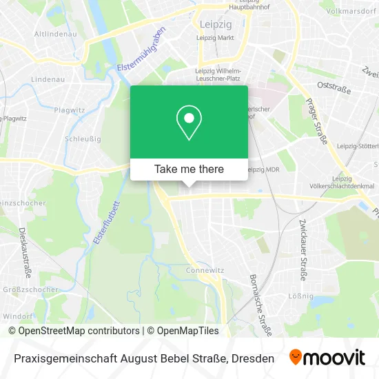 Карта Praxisgemeinschaft August Bebel Straße