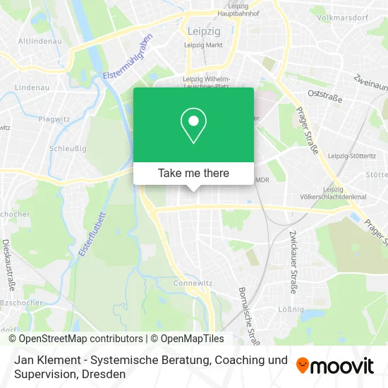 Карта Jan Klement - Systemische Beratung, Coaching und Supervision