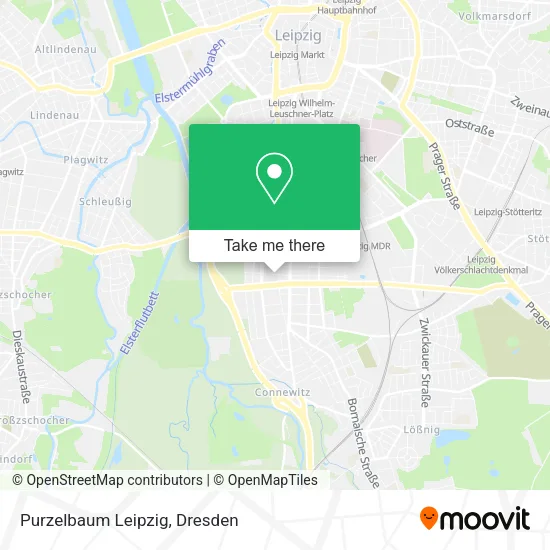 Карта Purzelbaum Leipzig