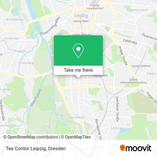 Карта Tee Contor Leipzig