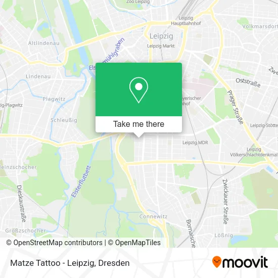 Карта Matze Tattoo - Leipzig