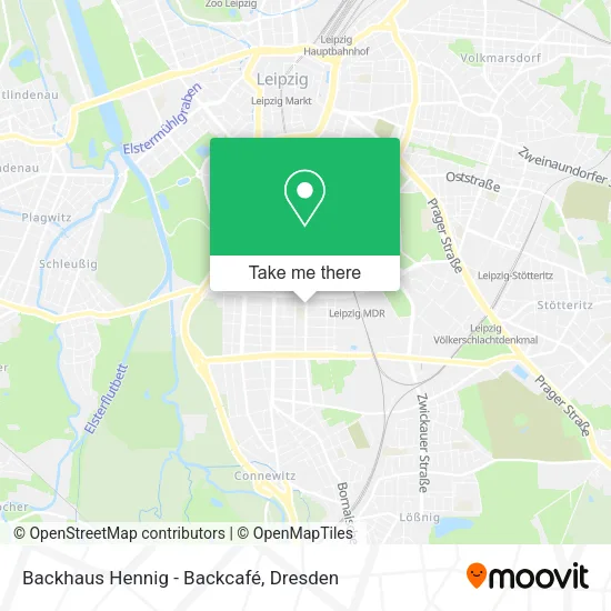 Карта Backhaus Hennig - Backcafé