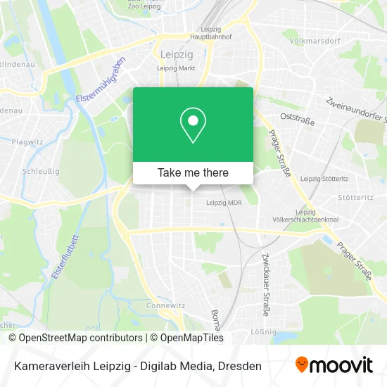 Карта Kameraverleih Leipzig - Digilab Media
