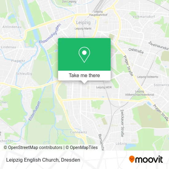 Карта Leipzig English Church