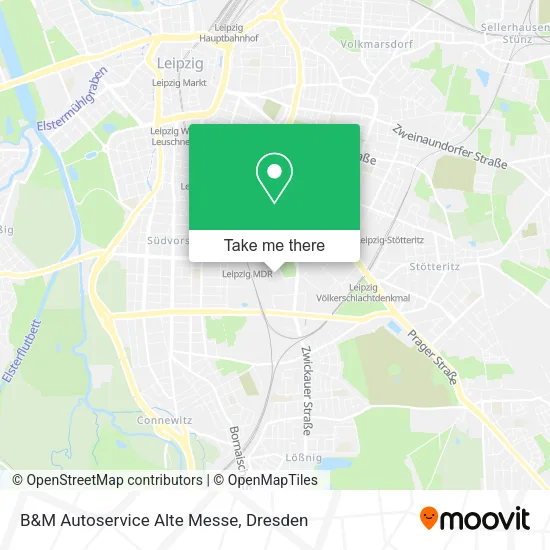 Карта B&M Autoservice Alte Messe