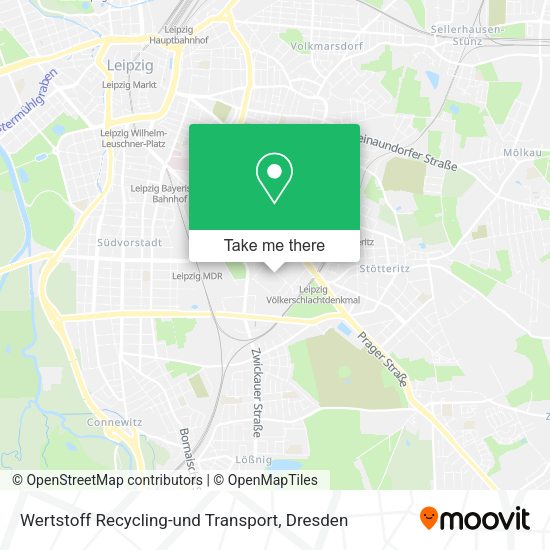Карта Wertstoff Recycling-und Transport