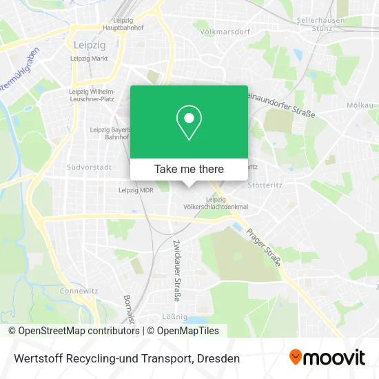 Карта Wertstoff Recycling-und Transport