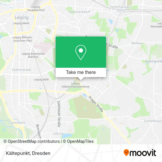 Карта Kältepunkt