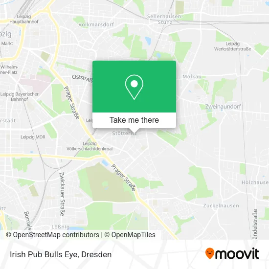 Карта Irish Pub Bulls Eye