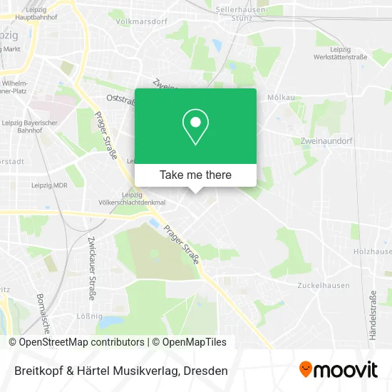 Карта Breitkopf & Härtel Musikverlag