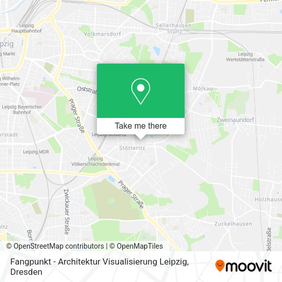 Карта Fangpunkt - Architektur Visualisierung Leipzig