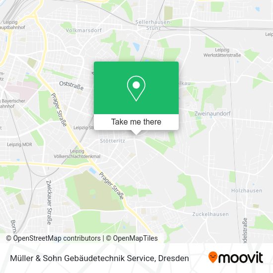Карта Müller & Sohn Gebäudetechnik Service