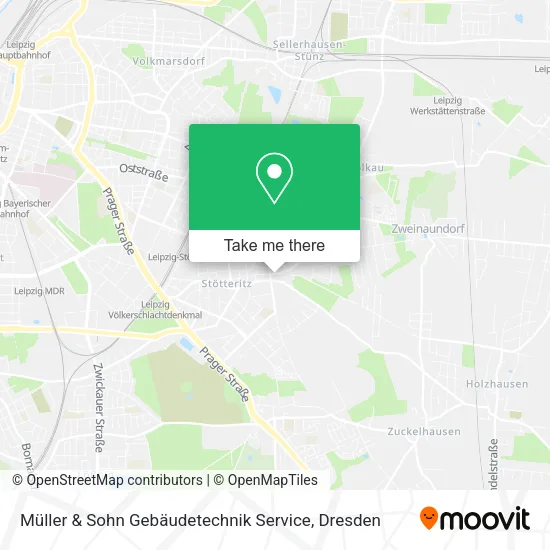 Карта Müller & Sohn Gebäudetechnik Service