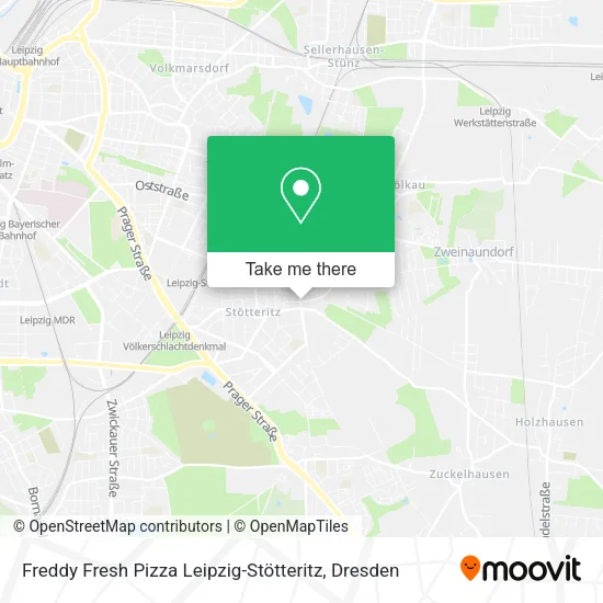 Карта Freddy Fresh Pizza Leipzig-Stötteritz