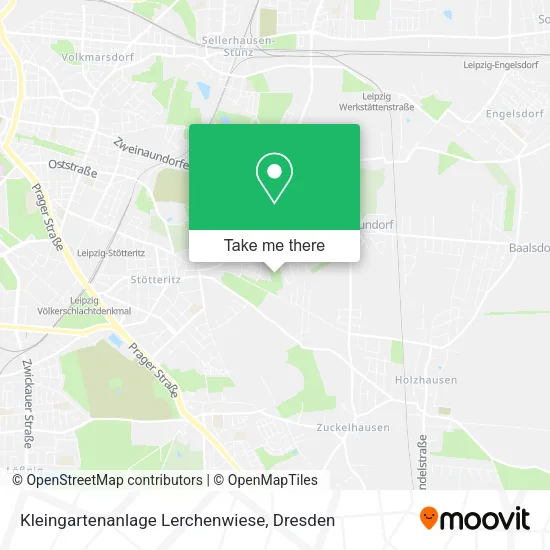 Карта Kleingartenanlage Lerchenwiese