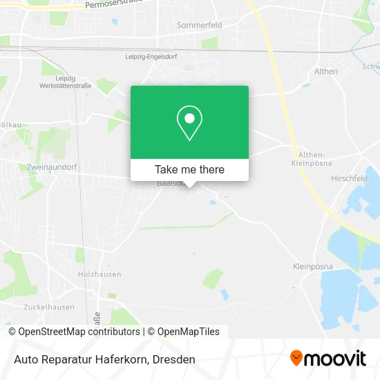 Карта Auto Reparatur Haferkorn