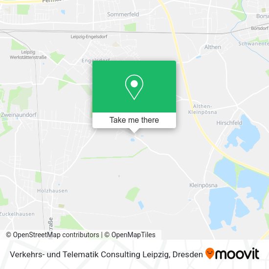 Карта Verkehrs- und Telematik Consulting Leipzig