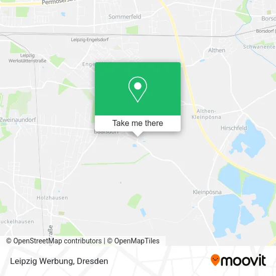 Карта Leipzig Werbung