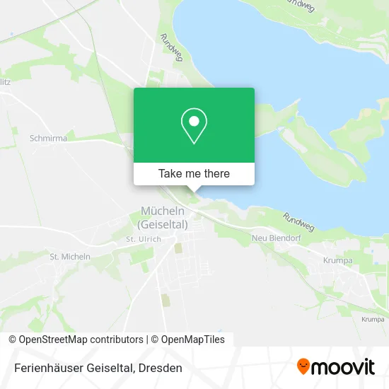 Карта Ferienhäuser Geiseltal