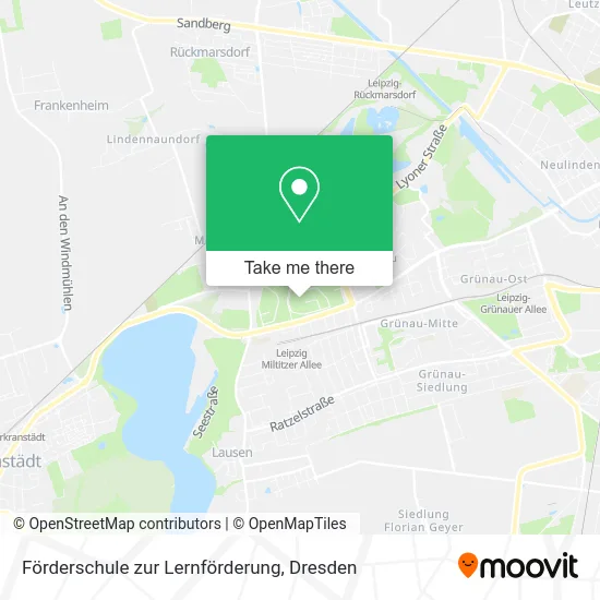 Карта Förderschule zur Lernförderung