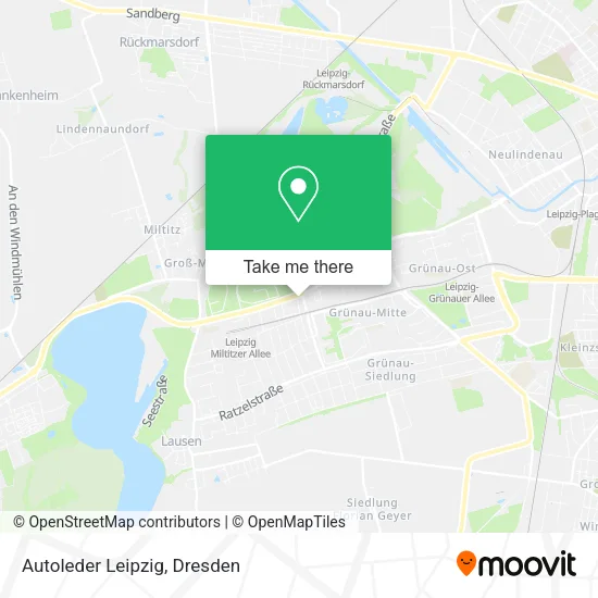 Карта Autoleder Leipzig