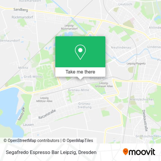 Карта Segafredo Espresso Bar Leipzig