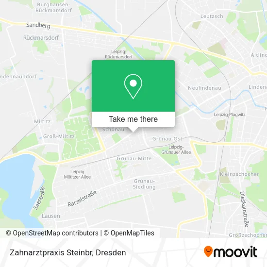 Карта Zahnarztpraxis Steinbr