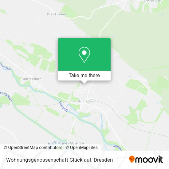 Карта Wohnungsgenossenschaft Glück auf