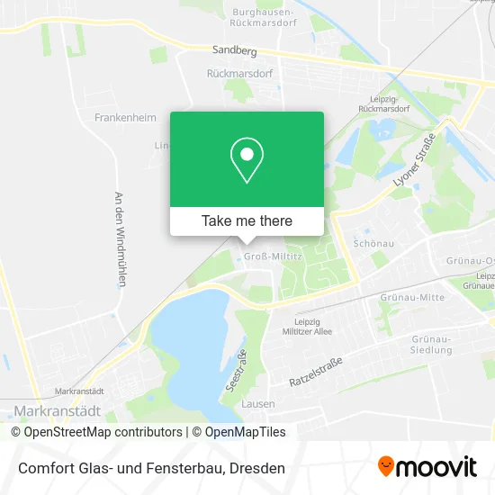 Карта Comfort Glas- und Fensterbau