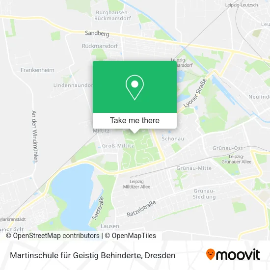 Карта Martinschule für Geistig Behinderte