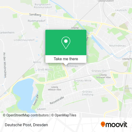 Карта Deutsche Post