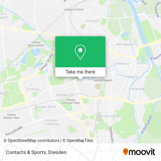 Карта Contacts & Sports