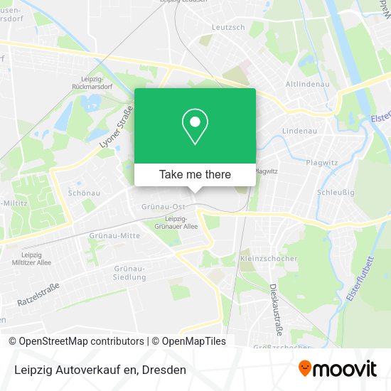 Карта Leipzig Autoverkauf en