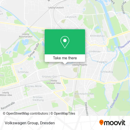 Карта Volkswagen Group