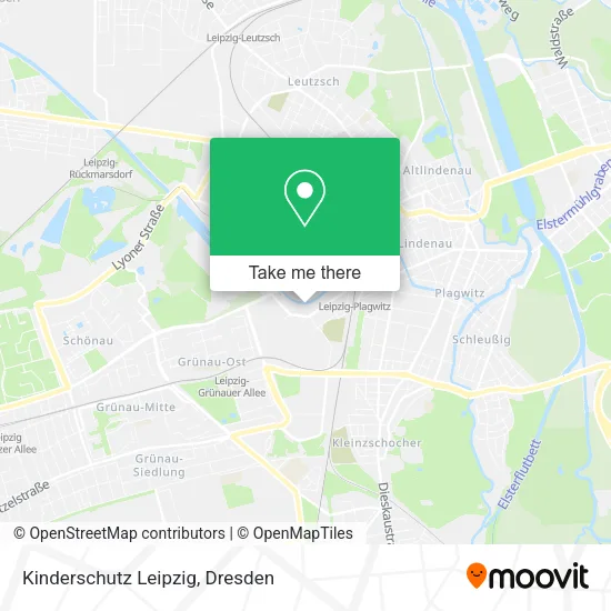 Карта Kinderschutz Leipzig