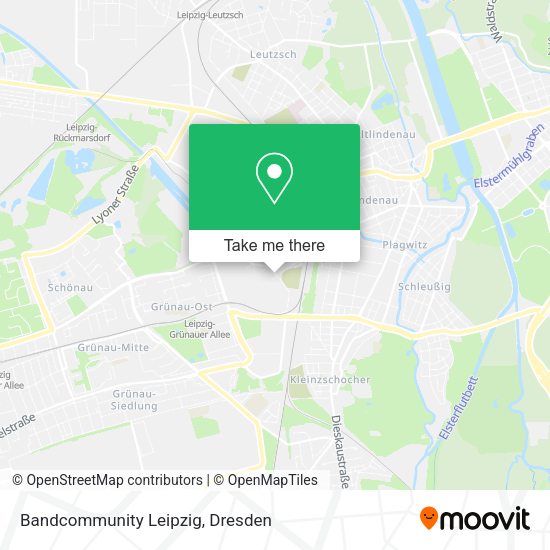 Карта Bandcommunity Leipzig