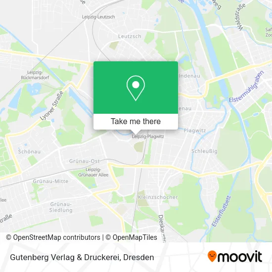 Карта Gutenberg Verlag & Druckerei