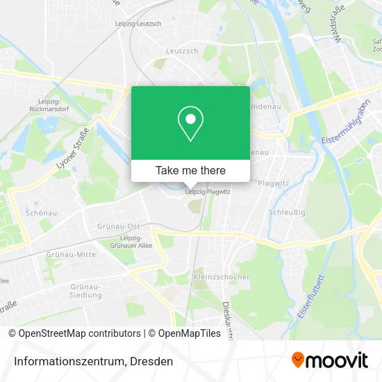 Карта Informationszentrum