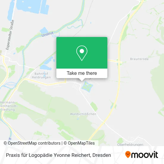 Карта Praxis für Logopädie Yvonne Reichert