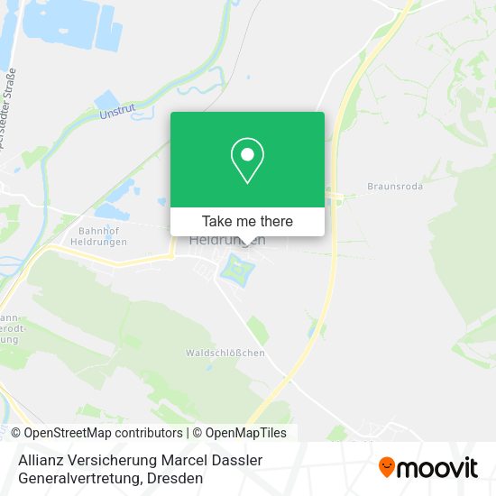 Карта Allianz Versicherung Marcel Dassler Generalvertretung