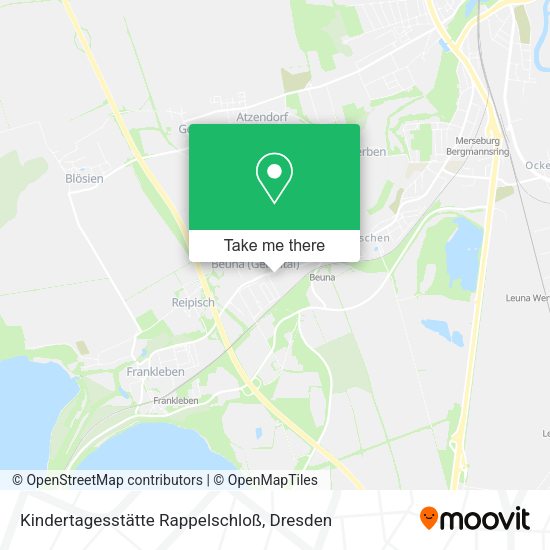 Карта Kindertagesstätte Rappelschloß