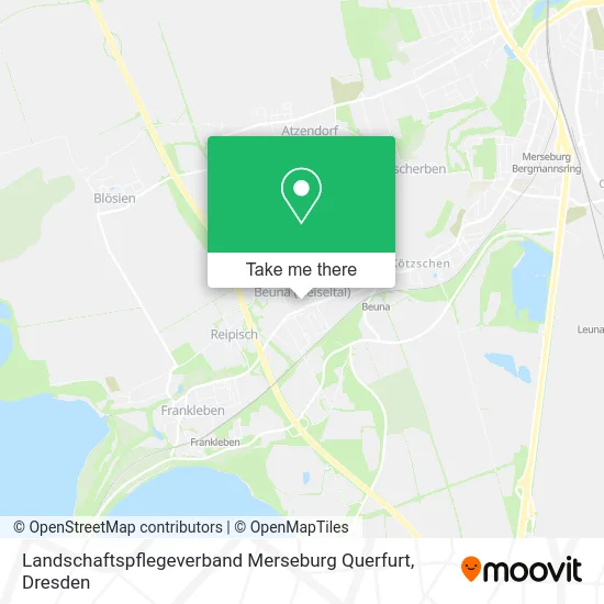 Карта Landschaftspflegeverband Merseburg Querfurt