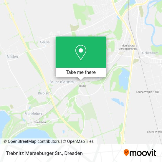 Карта Trebnitz Merseburger Str.