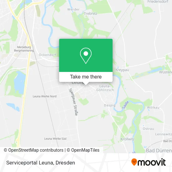 Карта Serviceportal Leuna