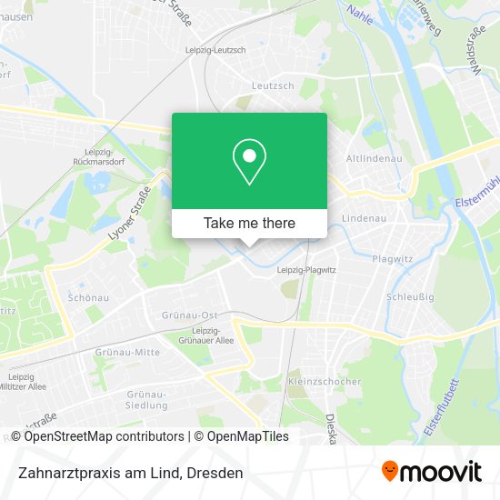 Карта Zahnarztpraxis am Lind