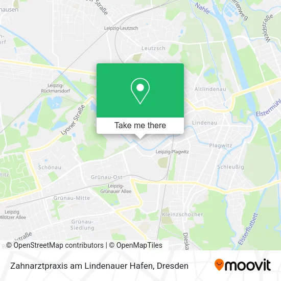 Карта Zahnarztpraxis am Lindenauer Hafen