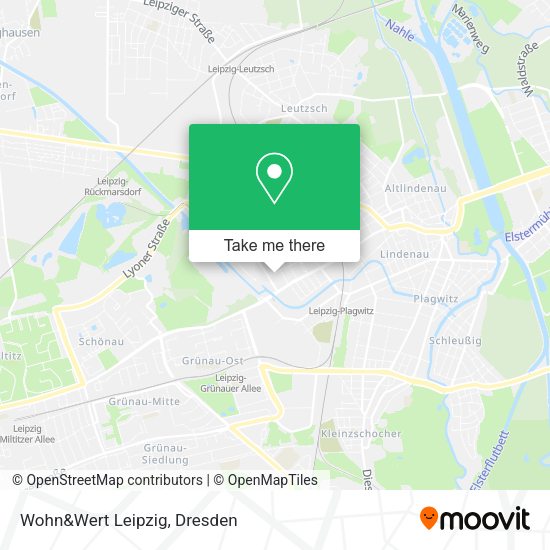Карта Wohn&Wert Leipzig
