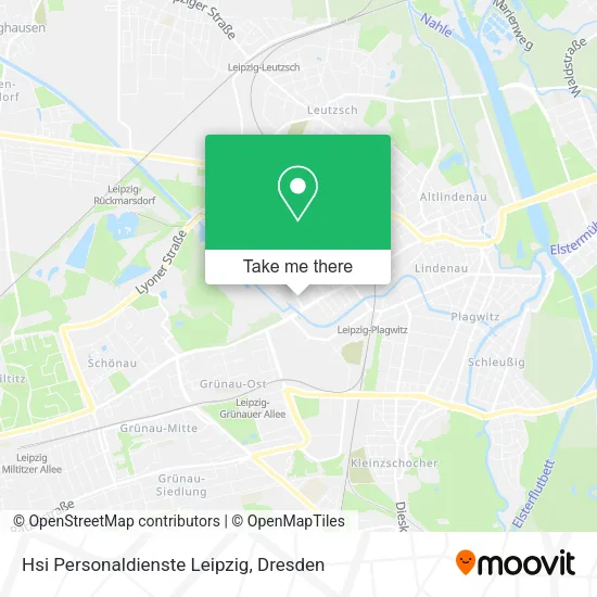 Карта Hsi Personaldienste Leipzig